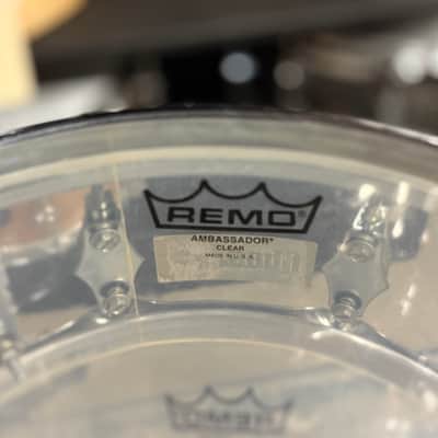 Fibes 5x14" Snare Drum 1970s - Clear Acrylic image 10