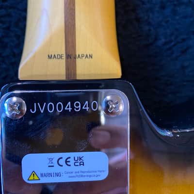 Fender JV Modified '50s Stratocaster HSS 2-Tone Sunburst Fender JV Modified '50s Stratocaster HSS 2-Color Sunburst #JV004940 (7lbs, 9.3oz) image 5