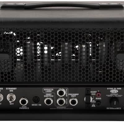 EVH 5150III Stealth Electric Guitar Tube Head, 50W, Stealth Black image 4