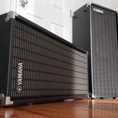 Pair Of Vintage Yamaha S0110T 1977 Black PA Speakers image 1