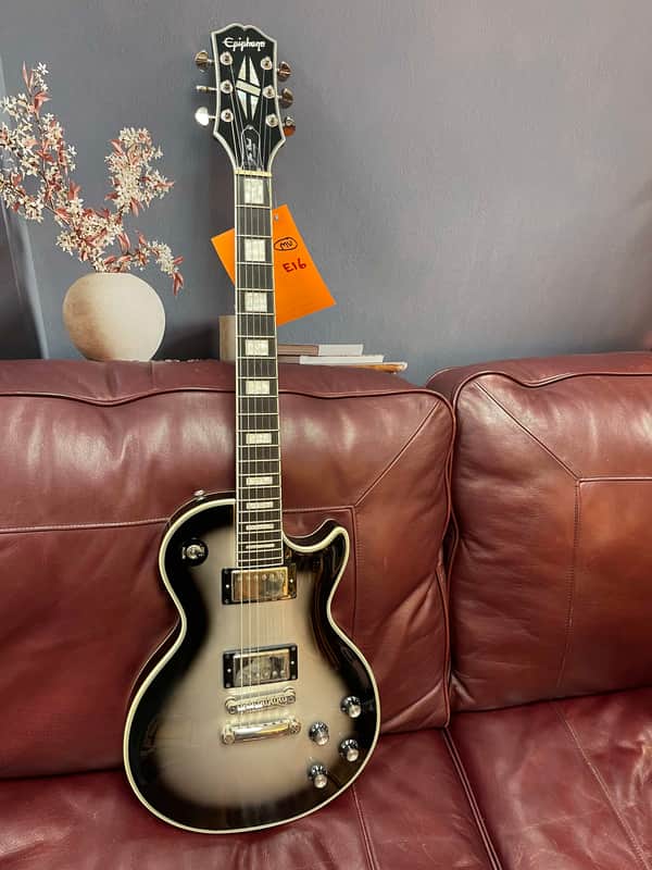 Epiphone Les Paul Custom 2021 - Silverburst image 1
