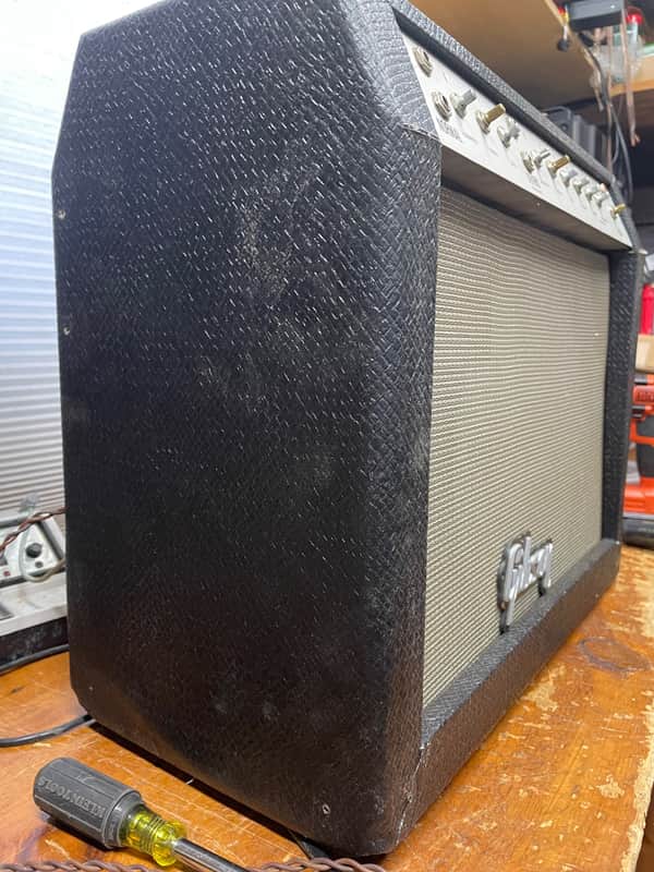 Gibson GA-20RVT Minuteman 12-Watt 1x12" Guitar Combo 1965 - 1967 - Black -- TWO AMPS FOR OVERHAUL image 1