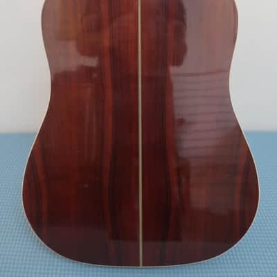 Vintage 1980s Unbranded Dreadnought Acoustic Guitar Martin Takamine Clone D28 D 28 MIJ Made in Japan Huge Sound Low Price image 10