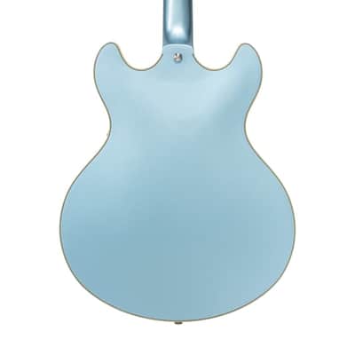 D'Angelico Premier DC with Gig Bag - Sky Blue (DAPDCSKBCS) image 5