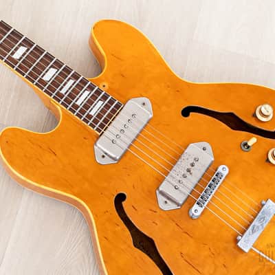 1981 Epiphone Casino Vintage Guitar Natural, Near-Mint w/ Case, Japan Matsumoku Pre-Elitist image 8
