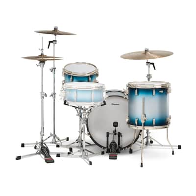 Slingerland Radio King 12/14/20 3pc. Drum Kit Blue and Silver Lacquer image 2