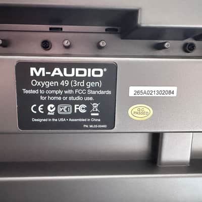 M-Audio Oxygen 49 USB MIDI Controller 3rd gen image 7