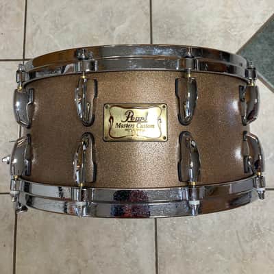 Pearl Masters Custom Maple 🍁 2000’s - Golden Bronze Glitter ✨ Lacquer image 1