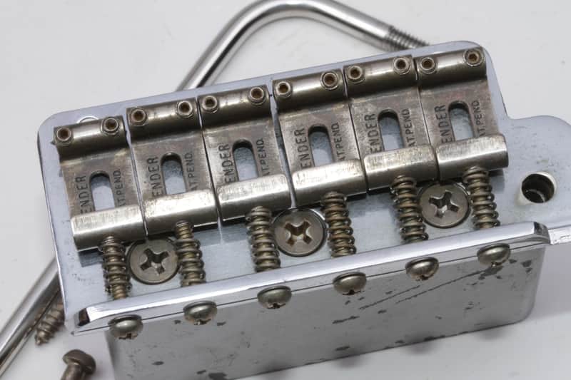 Pre-CBS 60's Aged Tremolo Vintagecorrect, Pat. Pend.Saddles, Made in UK image 1