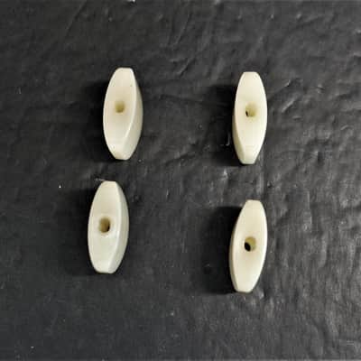 4 BASS Guitar Tuner Buttons  Pearl for HOFNER HCT-500/1  Contemporary BEATLE BASS image 3