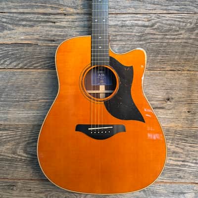 Used Yamaha A5R A.R.E. Acoustic Electric Guitar - Vintage Natural w/OHSC image 1