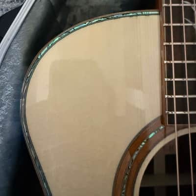 Furch Red OM-LR Alpine Spruce/Rosewood Koa Binding Abalone Purfling Hardshell Case image 7