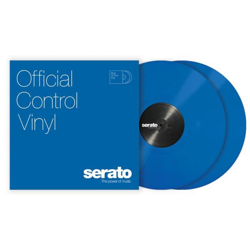 Serato Colours 12 Inch Control Vinyl (blue, pair) Standard