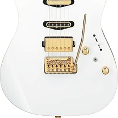 Ibanez LB1 WH Lari Basilio Signature Electric Guitar. White with Case image 3