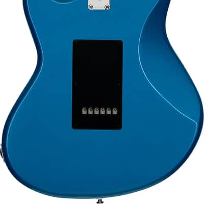 Sterling SR50 StingRay Baritone Electric Guitar, Rosewood Fingerboard, Toluca Lake Blue image 3