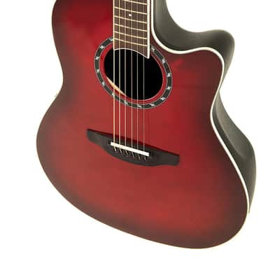 Ovation 2771AX-CCB Pro Series Standard Balladeer Deep Contour Solid Sitka Spruce Top 6-String Acoustic-Electric Guitar image 7