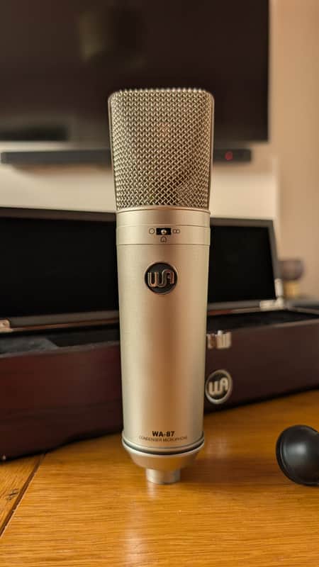 Warm Audio WA-87 Large Diaphragm Multipattern Condenser Microphone 2016 - 2020 - Nickel image 1