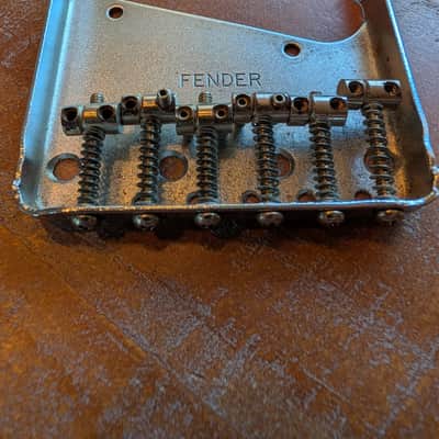 Fender Telecaster Bridge, Screws And Switch Tip Vintage 1970s Parts image 4