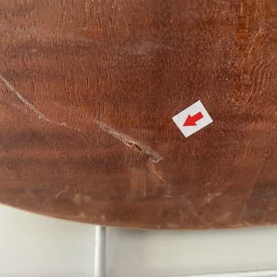 Mahogany Wood Les Paul LP Style Guitar Body with Tiger Maple Top image 5