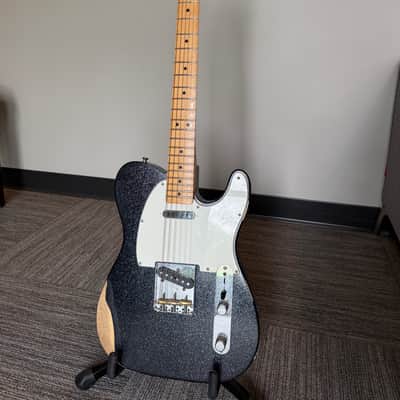 Fender Brad Paisley Road Worn Esquire - Black Sparkle image 2