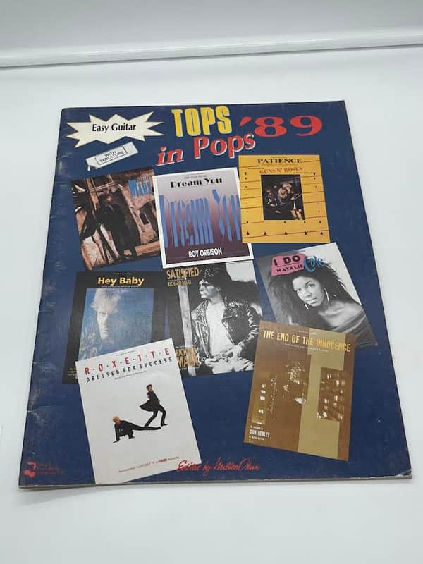Cherry Lane Tops In Pops '89 Easy Guitar Tab Book