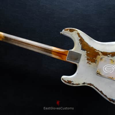 Fender Stratocaster Olympic White Heavy Aged Relic image 16