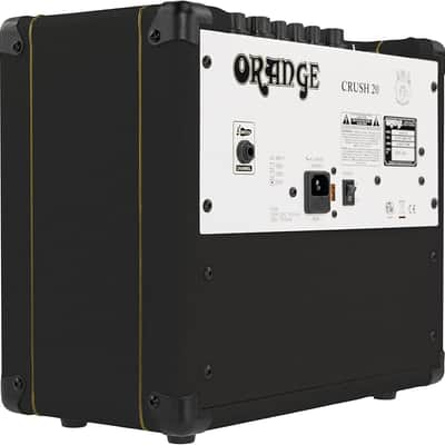 Orange Crush 20 Twin-Channel 20W Guitar Amplifier, Black image 7