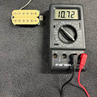 Manlius Asphalt Humbucker Set 50mm Spacing Cream image 4