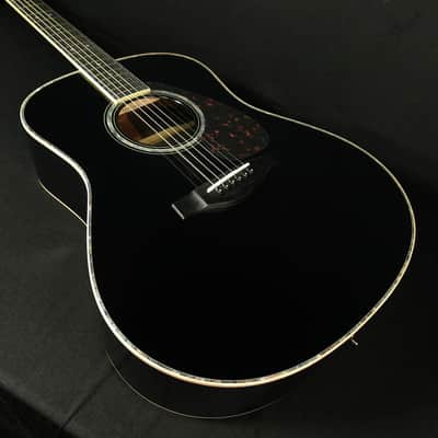 Yamaha LL16D Deluxe ARE Acoustic Electric Guitar Black w/Hard Case image 10