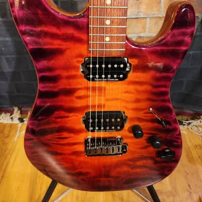 Warmoth Partscaster Orange Burst-Seymour Duncan-Free Set Up-New Pots image 5