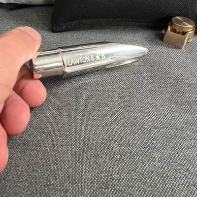 Lawton 6*b Alto Saxophone Mouthpiece 2020’s - Silver Plated - CNC image 8