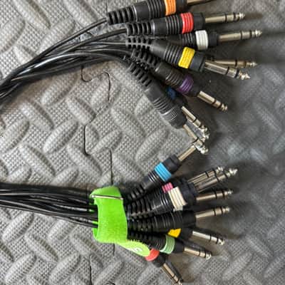 9 x Looms / Multicore 1/4inch jack - Various length /config image 1