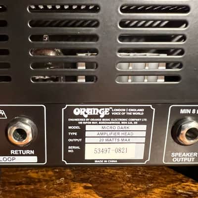 Amplificador cabezal Orange Micro Dark para guitarra image 12