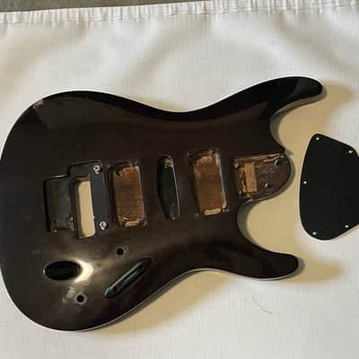 2000's Korean Ibanez S470QS S Series Transparent Black Quiltd Guitar Body LO-TRS Tremolo Ready image 1