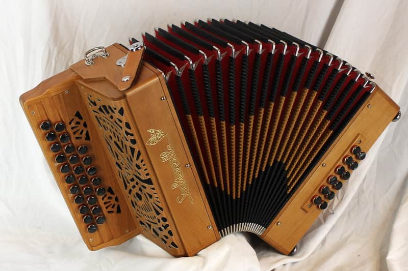 NEW Cherry Saltarelle Pastourelle II Diatonic Button Accordion DG MM 26 12 image 1
