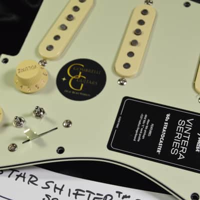 "VULCAN" 60S Hot Wired Fender Loaded Stratocaster Pickguard STARSHIFTER™ PLASMA image 7