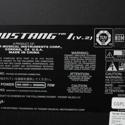 Fender Mustang I V.2 - 20 Watt Guitar Amp w/ Tag image 5