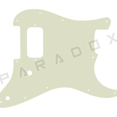 Custom Pickguard For 2023 - 2026 Made in Indonesia Squier Sonic Stratocaster HT H - Parchment/Black/Parchment .090"