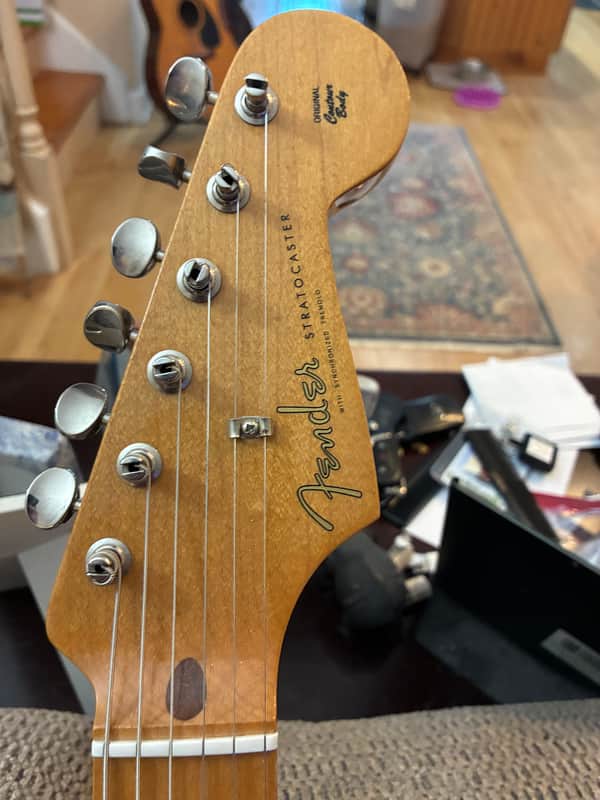 Fender stratocaster 2000’s - green apple image 1
