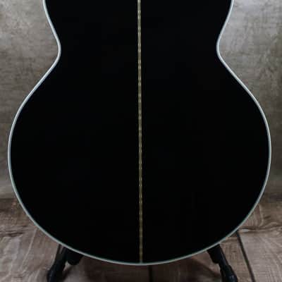 Gibson J-200 Acoustic Guitar - Ebony - W/OHC - 1991 image 3