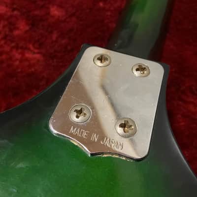 c.1960s Greco/Fujigen GR973SP MIJ Vintage Hollow Body Guitars Rare “Green Burst” image 15