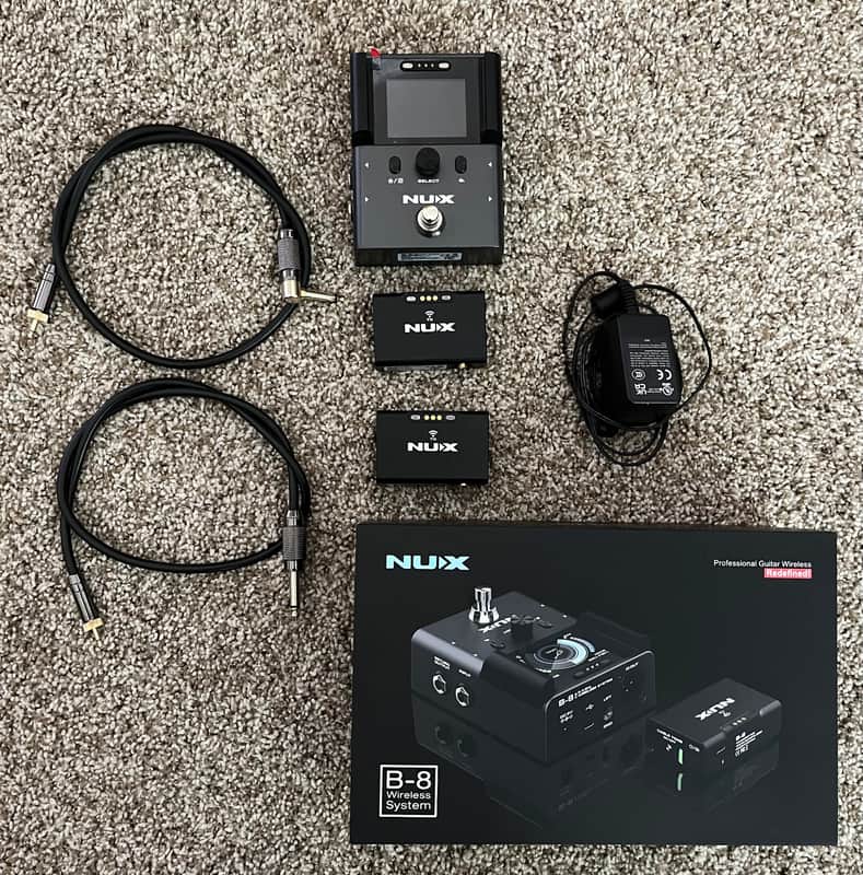 NuX B8 Wireless Instrument System 2024 - Present - Black image 1