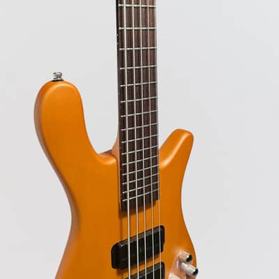 Warwick Rockbass Streamer Standard 5-String Electric Bass Guitar - Honey Violin image 6