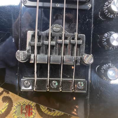 Greco Non-Reverse Thunderbird Bass 1988 Black image 5