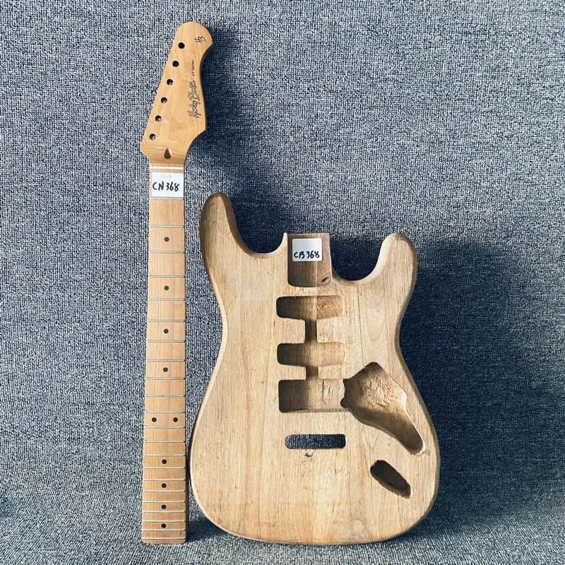 Harley Benton Basswood Guitar Strat Style Body with Maple Neck image 1