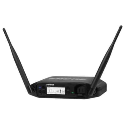 Shure GLXD4+ Pro Digital Wireless Single Channel Receiver, Dual Band (operates in 2.4GHz and 5.8Hz), 100 ft Range - for use with GLX-D+ Dual Band Wireless Systems (Transmitter Sold Separately) image 1