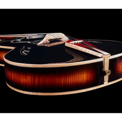 Emanuele Faggion Calliope 17" Archtop guitar massive wood in the style of Monteleone Benedetto ... image 9