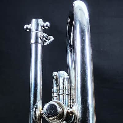 BOOSEY & Co. SOLBRON CLASS A CORNET SILVER PLATED 1911-1916 - S image 10