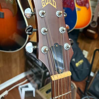 Guild D4-NT Dreadnought Acoustic Guitar -Westerly RI USA 1991 - Natural Satin- Bridge Re-glue w/Hard Case image 7