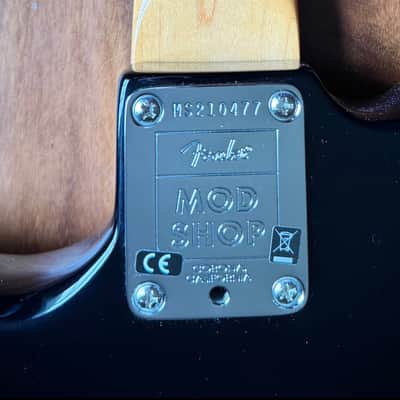 2021 Fender American Mod Shop Jaguar - Black w/ Mastery Bridge image 7